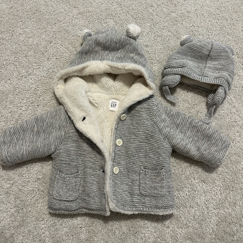 Baby Gap jacket and hat